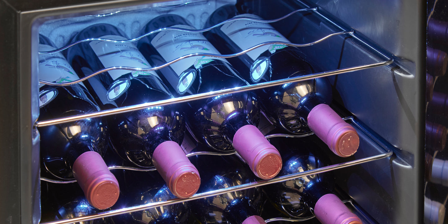 Wine fridge up to 24 bottles