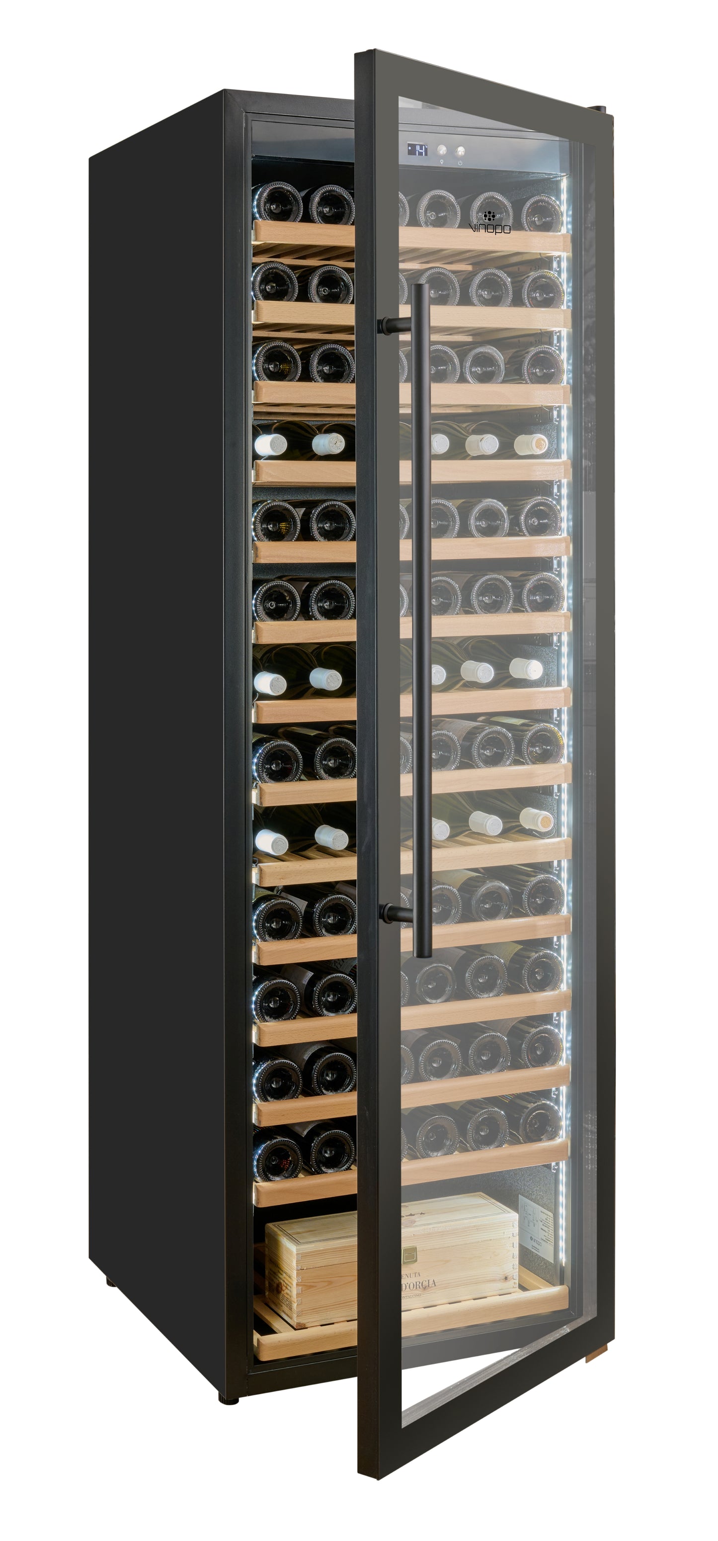 Wine fridge up to 161 bottles
